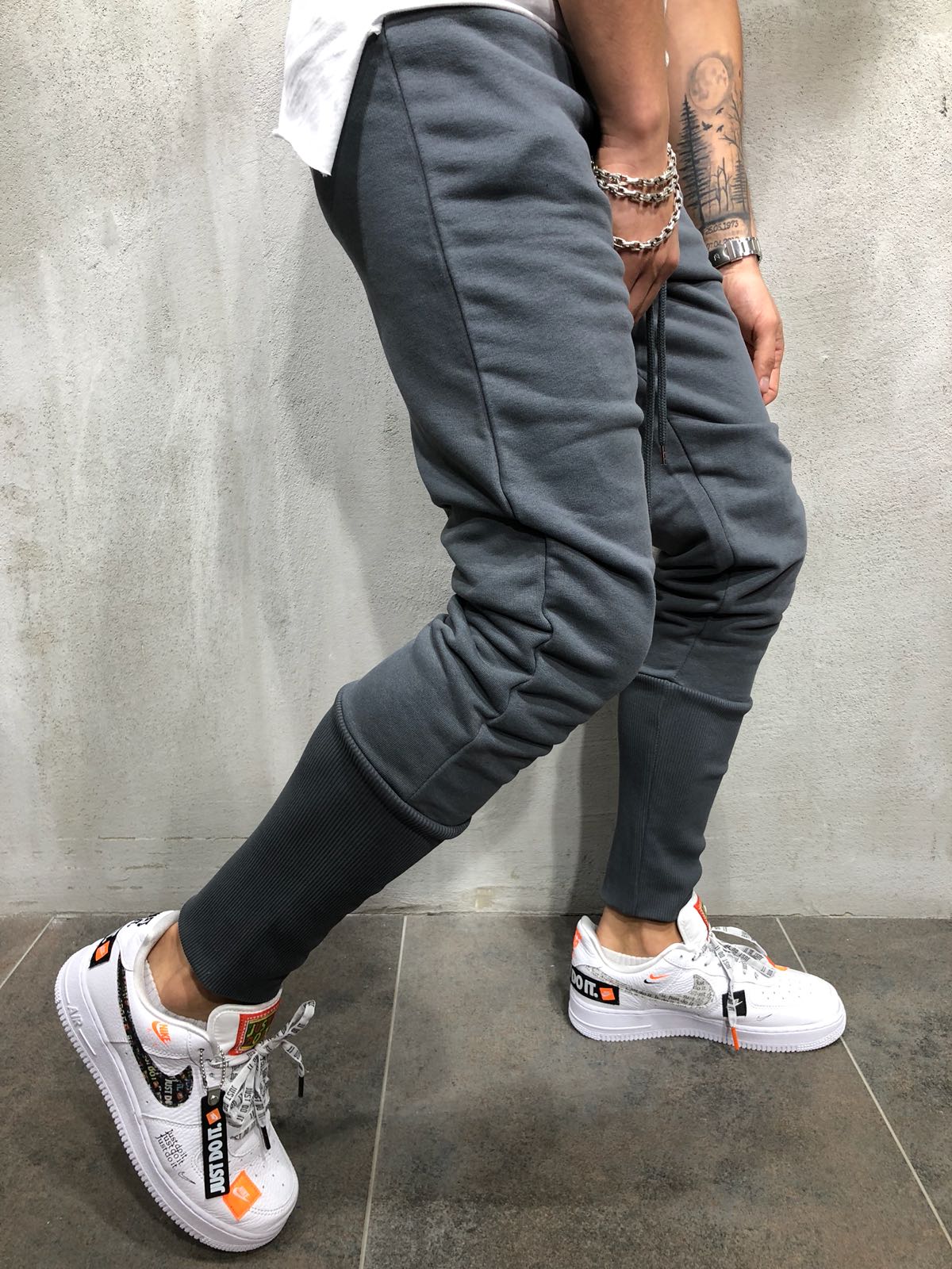 Sock Jogger grey Cotton District