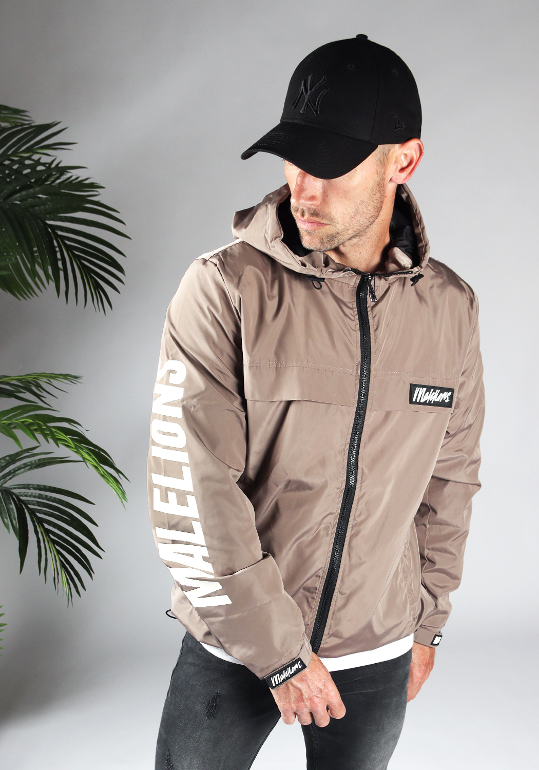 MALELIONS - Lective Windbreaker - Taupe 
