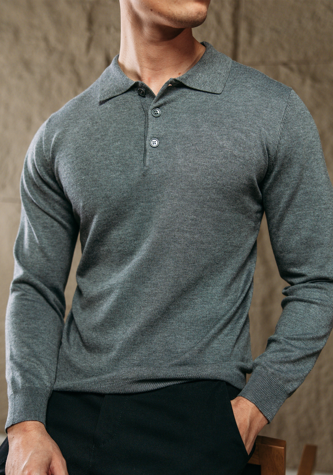 CUBAN POLO GREY AMAN 2