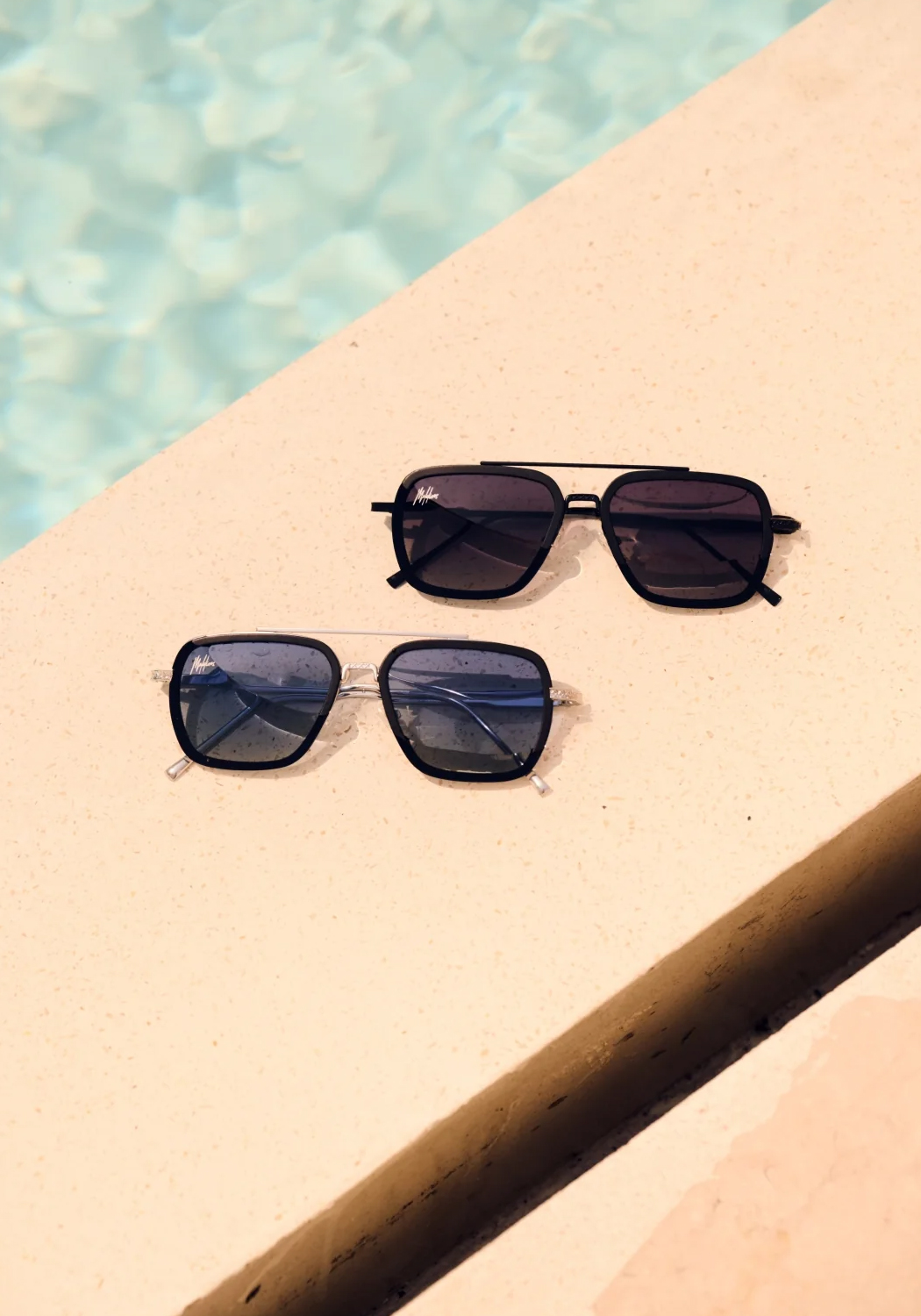 Malelions Abstract Sunglases Silver 2