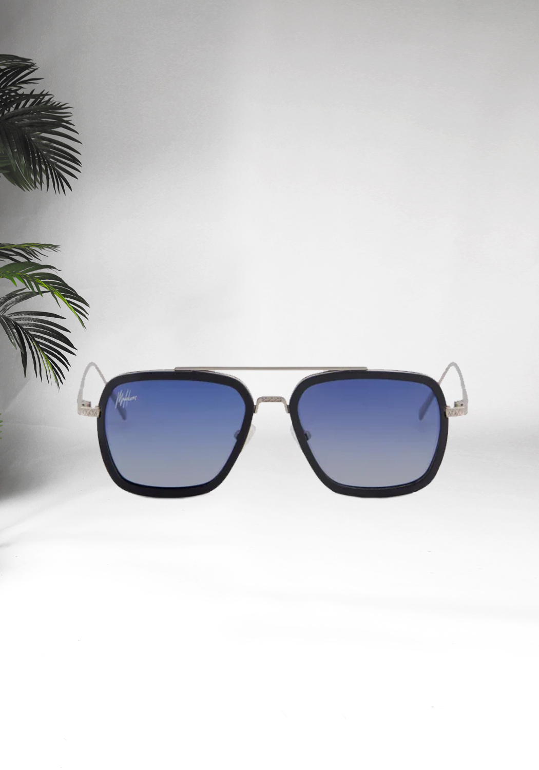 Malelions Abstract Sunglases Silver 3