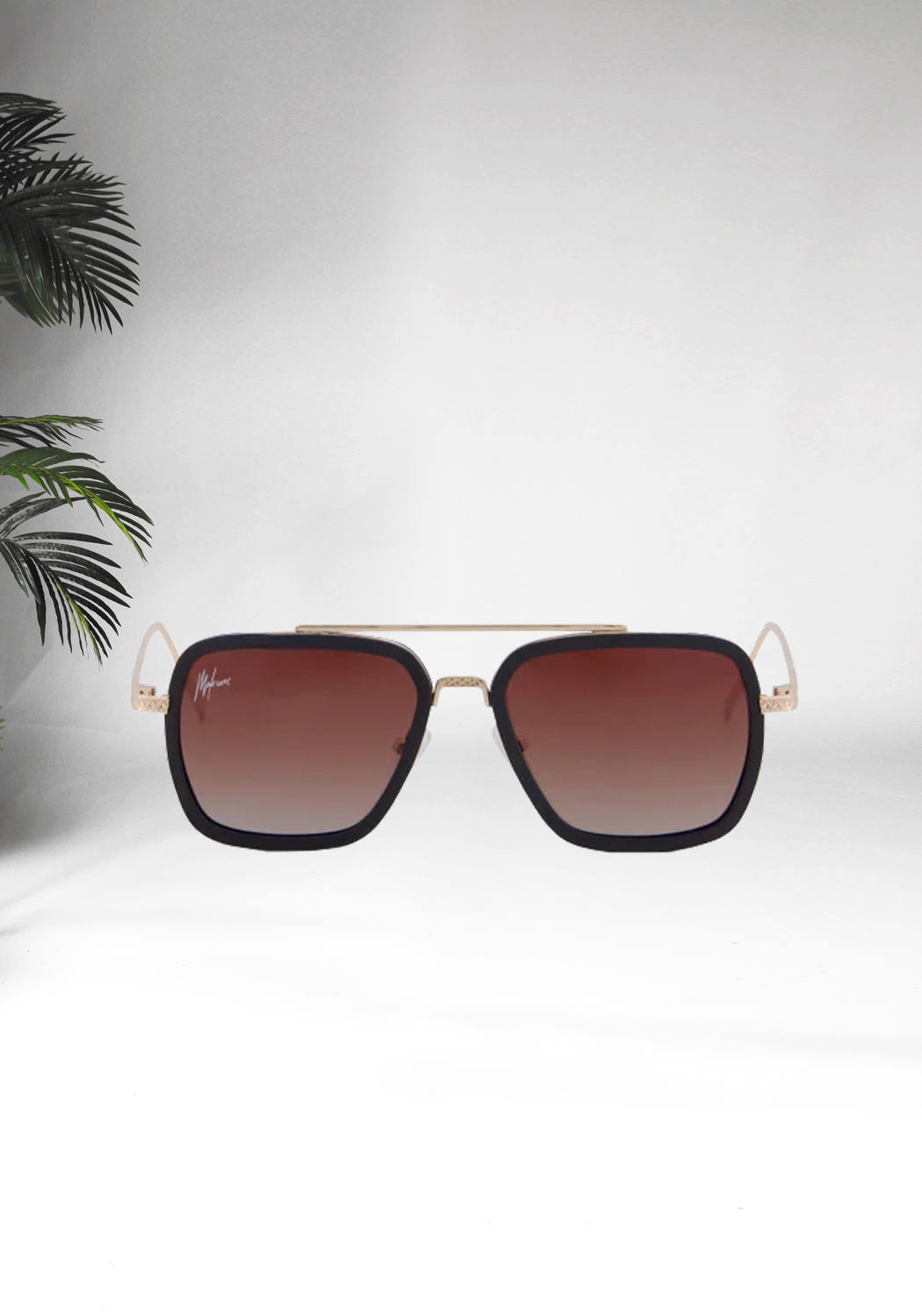 Malelions Abstract Sunglases gold 1