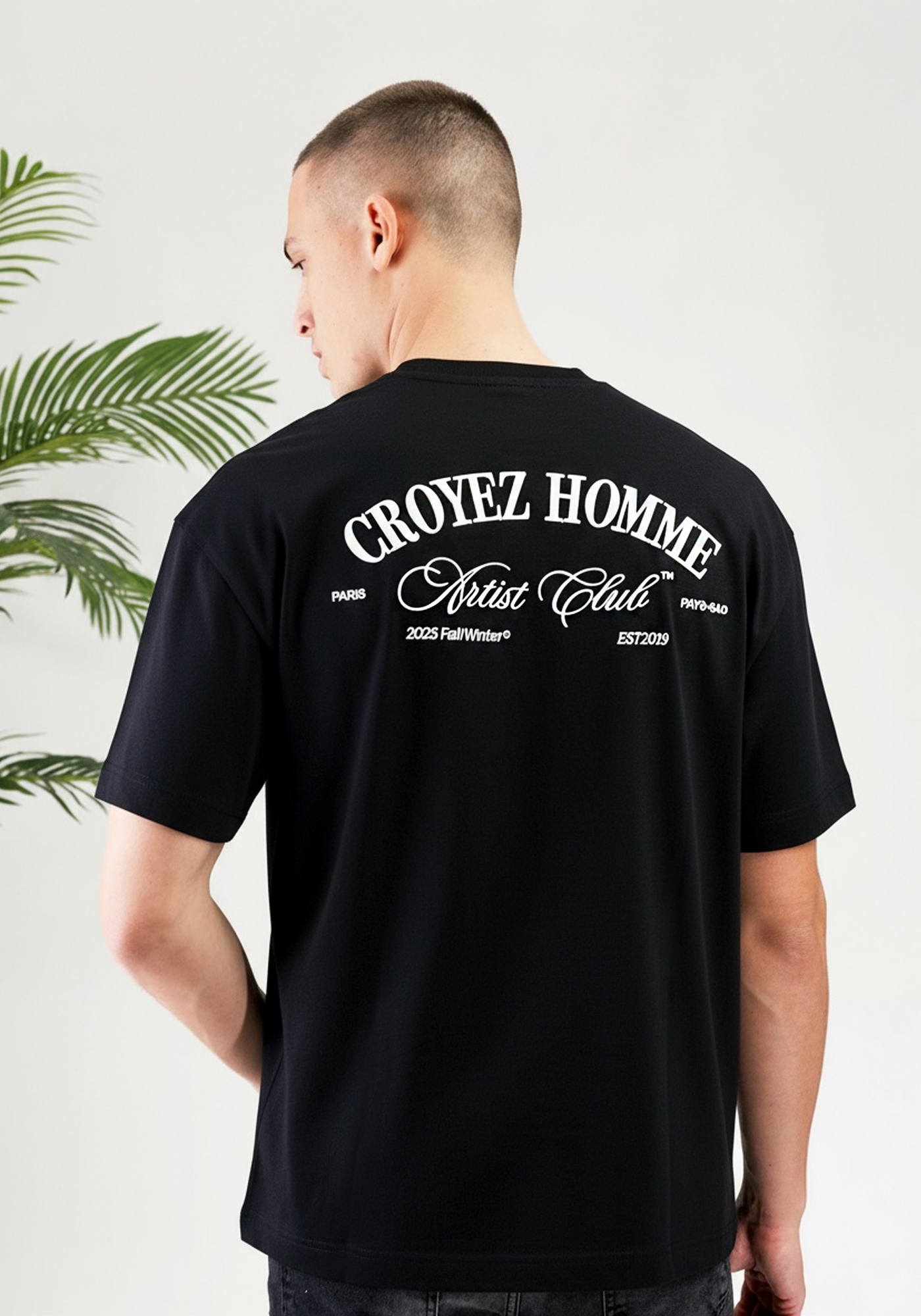Croyez artist club tshirt black 2