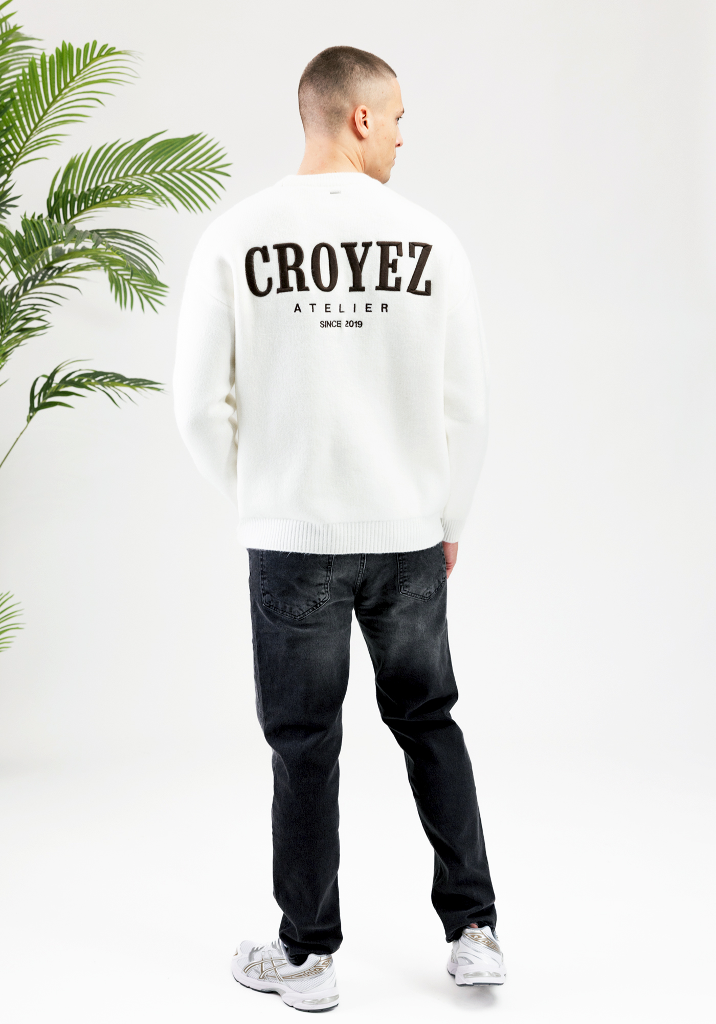 croyez gallary knit sweater off white 3