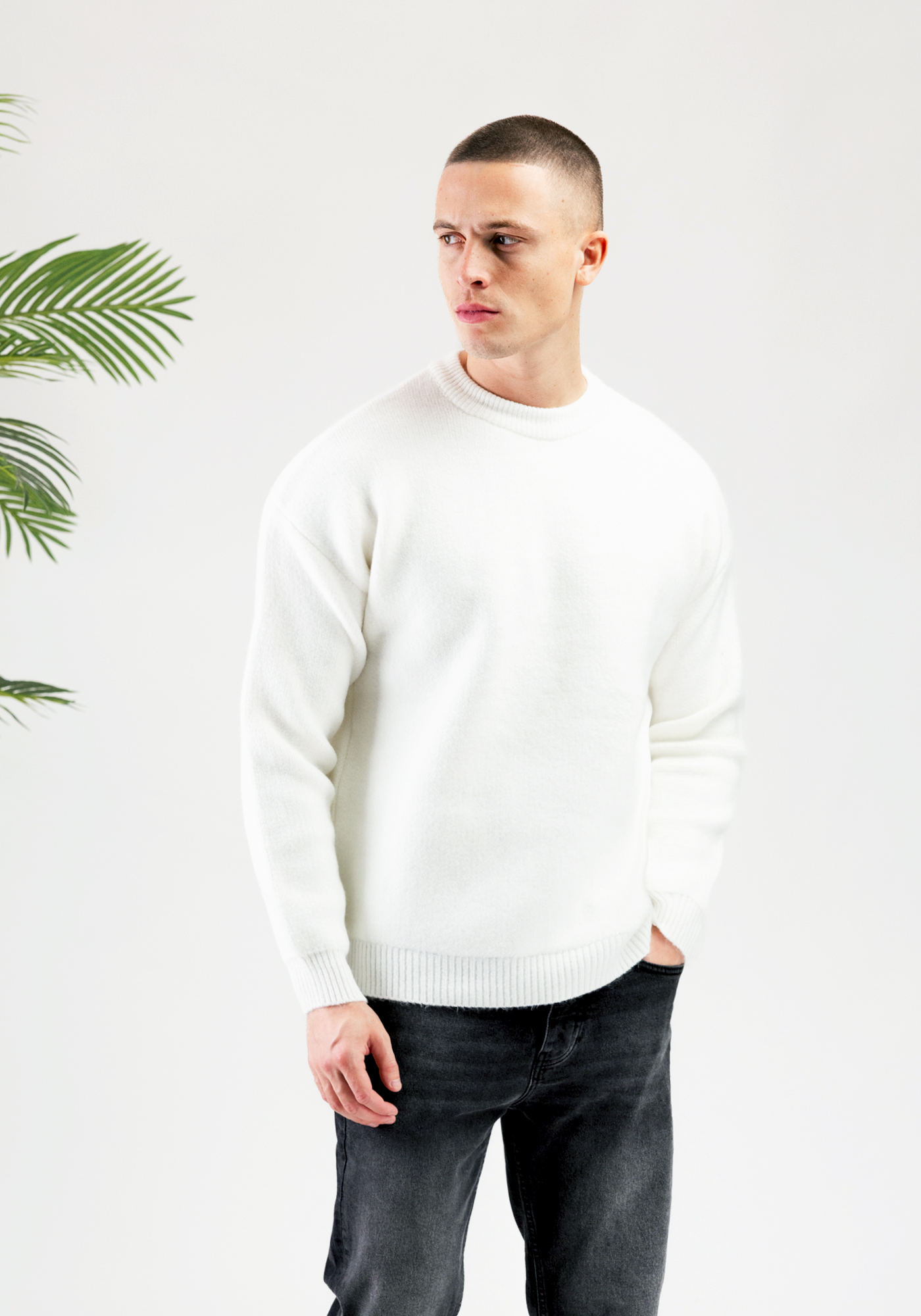 croyez gallary knit sweater off white 4
