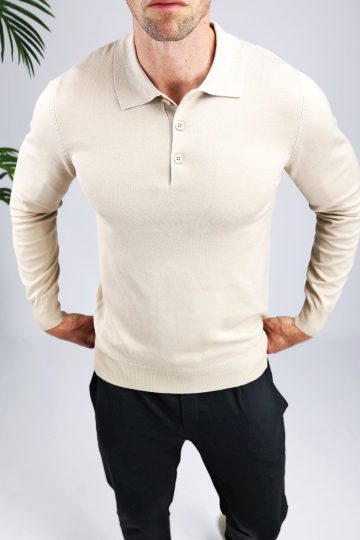 Cotton District CUBAN POLO BEIGE