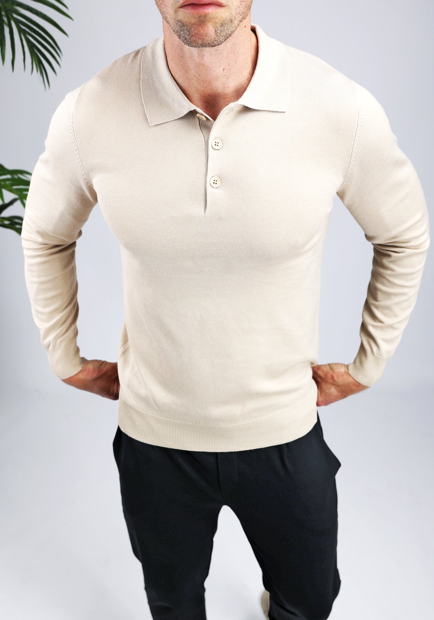 https://cdn.shopify.com/s/files/1/0935/6315/8909/files/CUBAN_POLO--CD1075-BEIGE.jpg?v=1771507510 Cotton District CUBAN POLO BEIGE