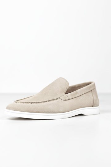 Cotton District LOAFERS SUEDE LOW SAND