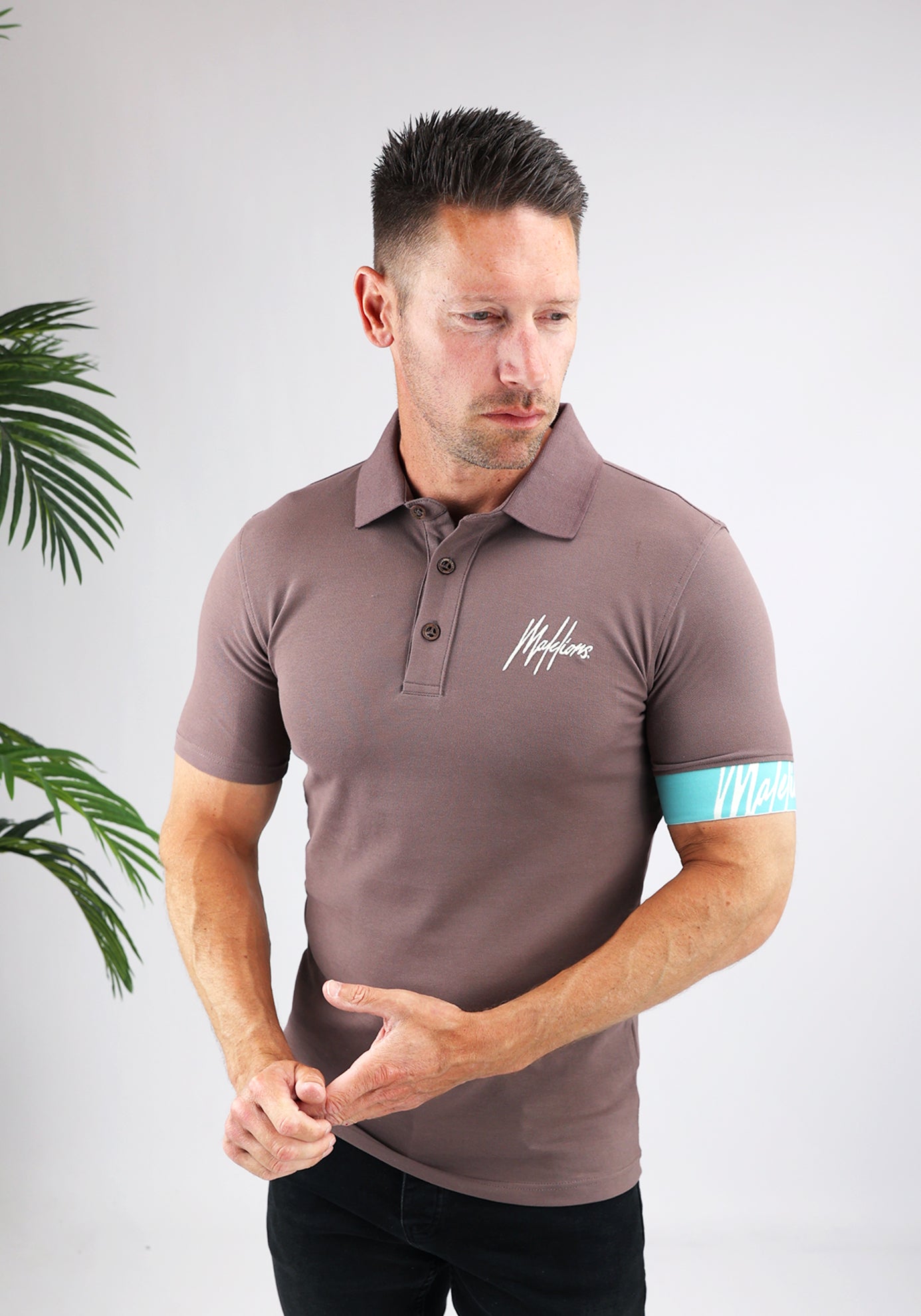 https://cdn.shopify.com/s/files/1/0935/6315/8909/files/MALELIONS_CAPTAIN_POLO--CD1063-STONE_BROWN.jpg?v=1771504105 Cotton District MALELIONS CAPTAIN POLO STONE BROWN