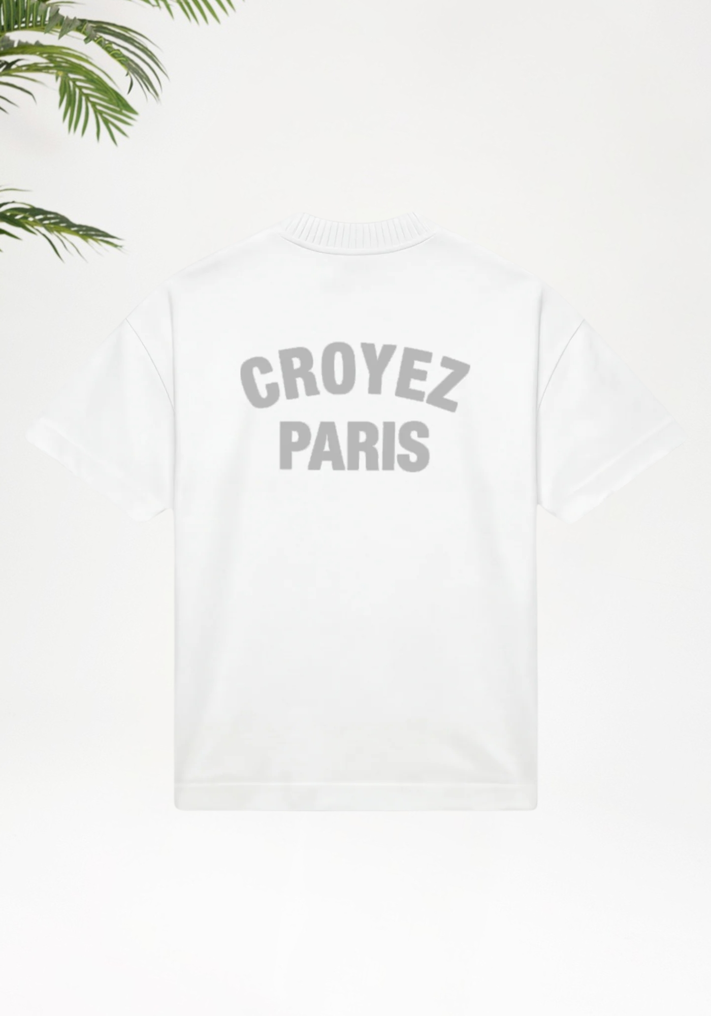Croyez Paris Knit T-Shirt _ White (2)