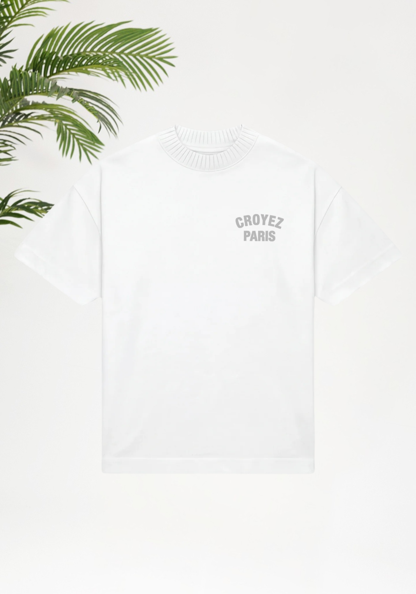 Croyez Paris Knit T-Shirt _ White