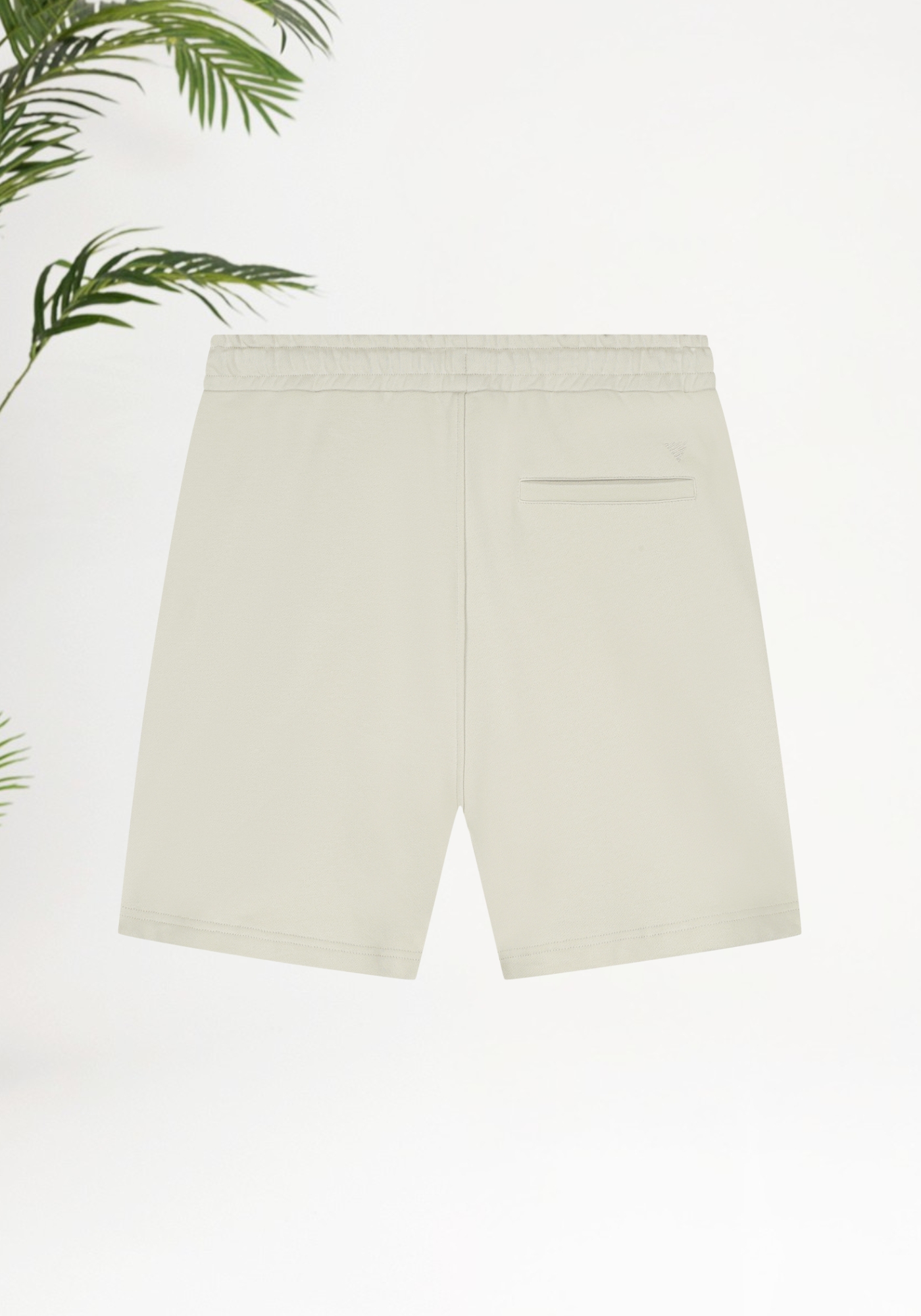 Emblem Badge Sweat Shorts - sand (4)