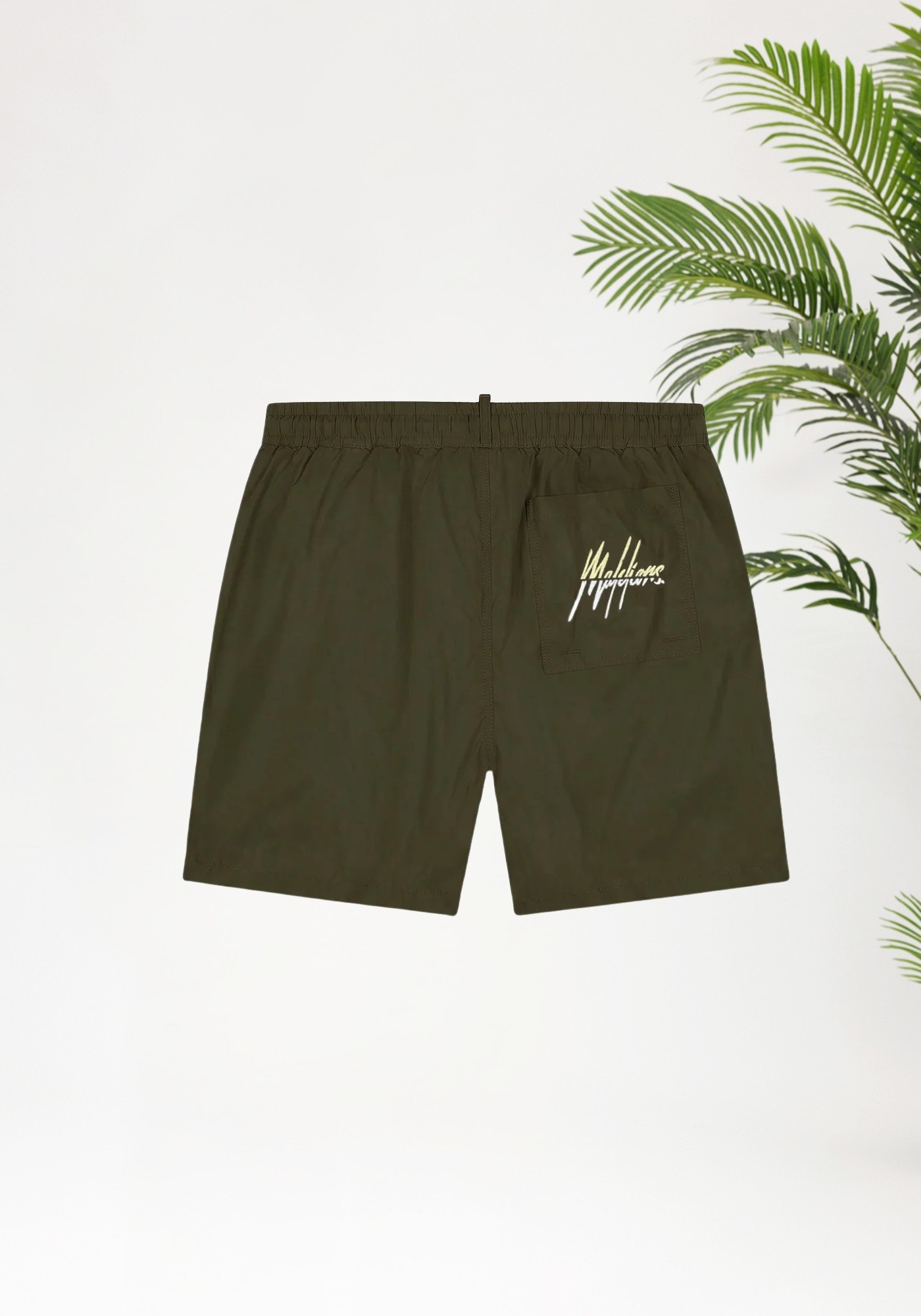 Malelions Men Split Swim Shorts _ Vintage Green (3)